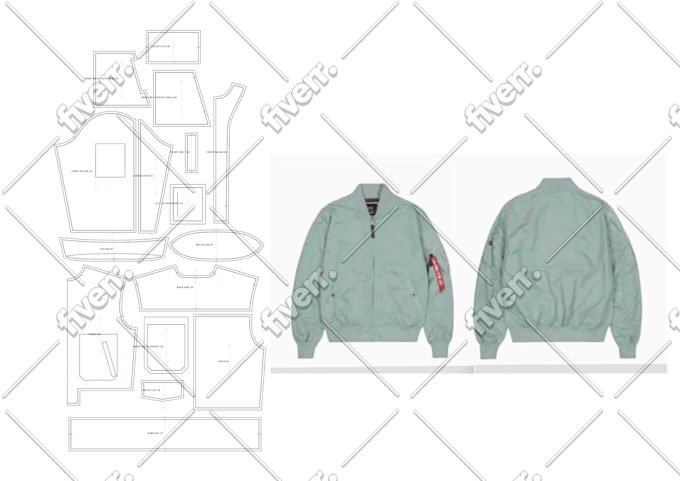 Jacket sewing pattern-01